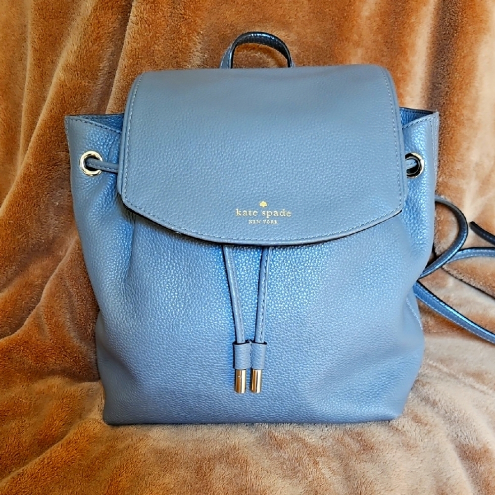 Kate Spade Grey Backpack Purse